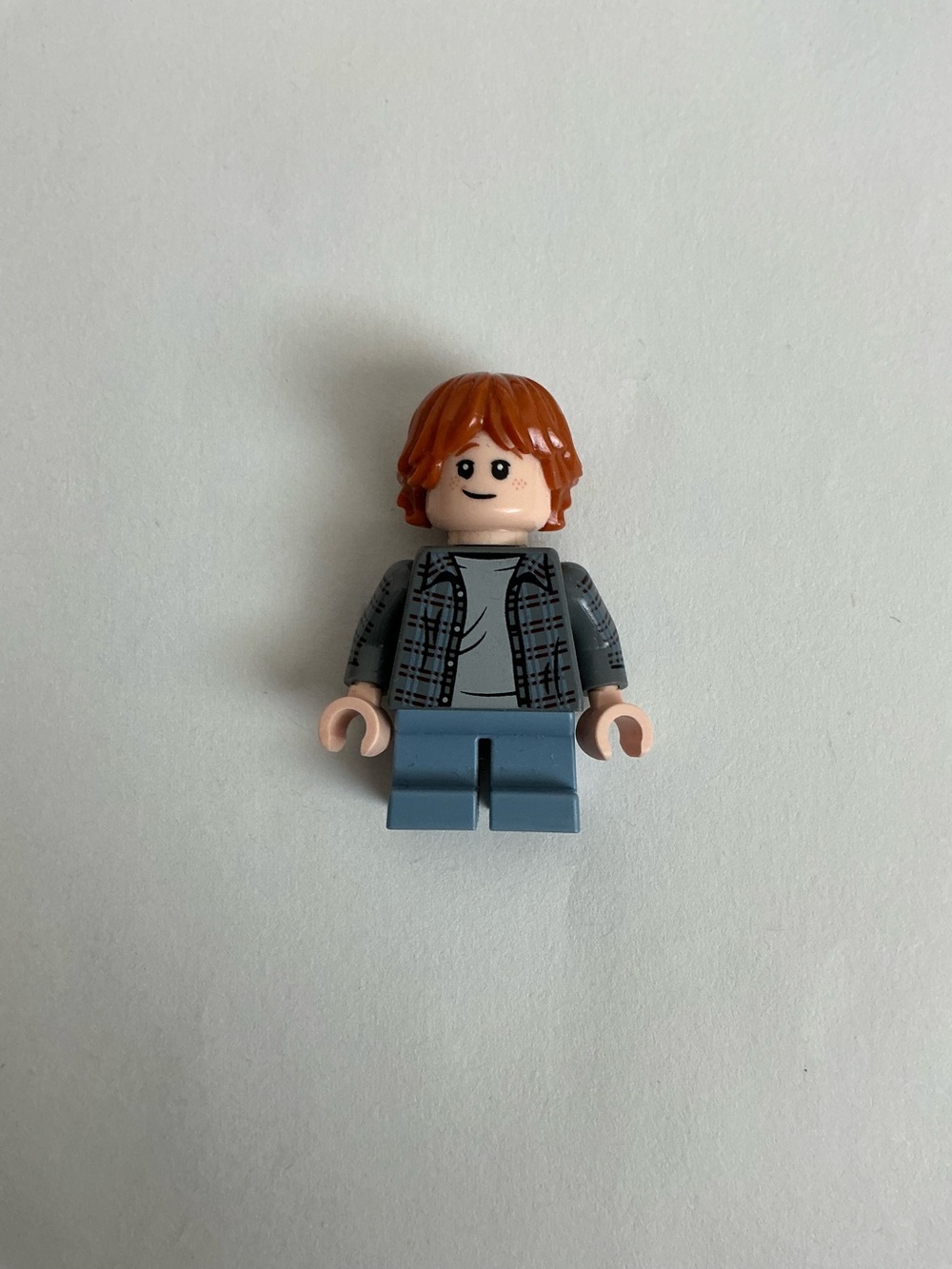LEGO Harry Potter Ron Weasley - Plaid Shirt, Printed Arms | Minifig